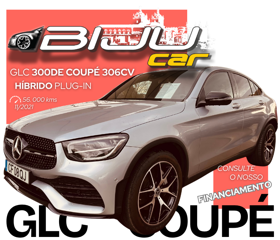 Mercedes GLC 300 DE Coupé AMG 306CV Híbrido Plug-In