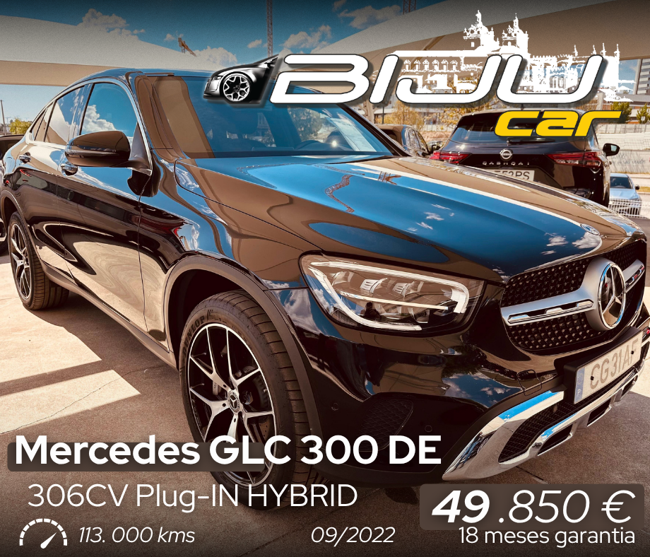 Mercedes GLC 300 DE Coupé 306CV Híbrido Plug-In